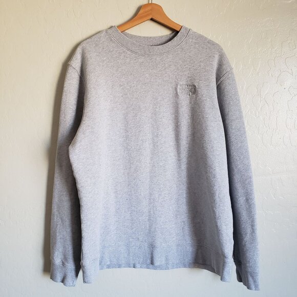 Mountain Hardwear Crew Neck Pullover Sweatshirt Fleece Lined Grey Size Men's XL
